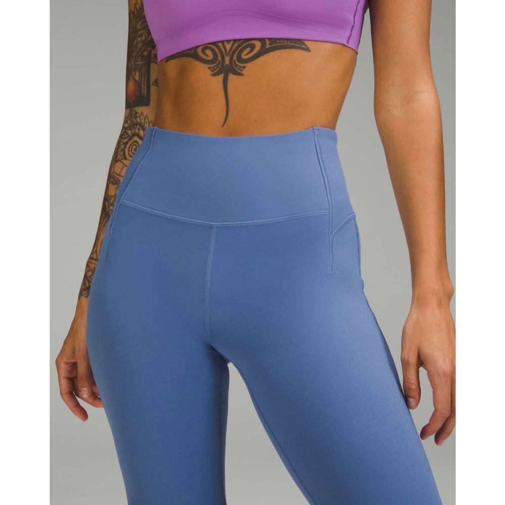 Lululemon Groove Super-High-Rise Split-Hem Flare Pant *Nulu Water Drop Size 12 - Picture 6 of 11